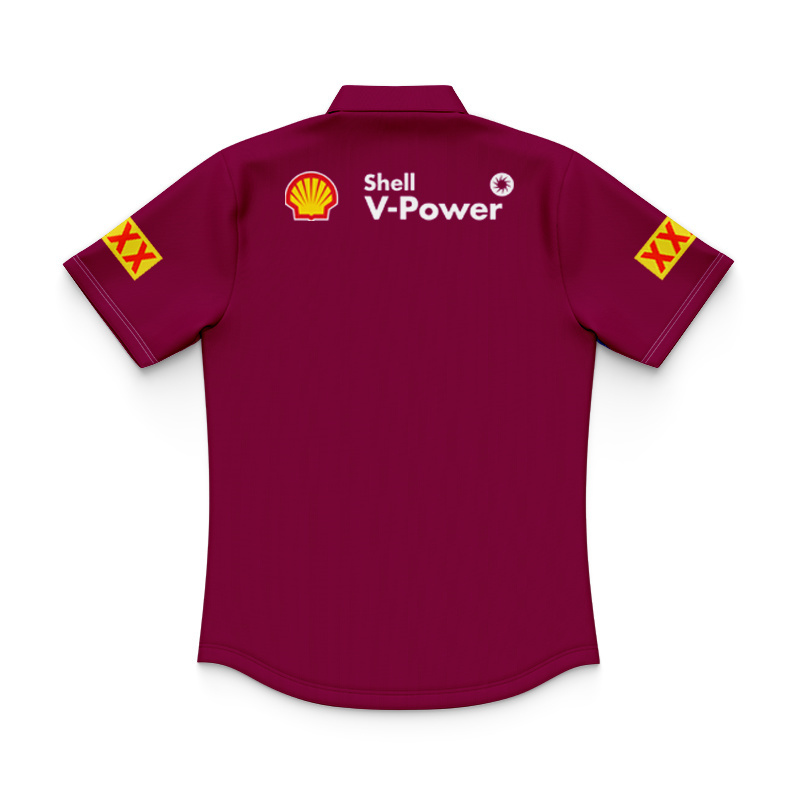 Kid's QLD Maroons 2025 Training Team Black Polo Jersey