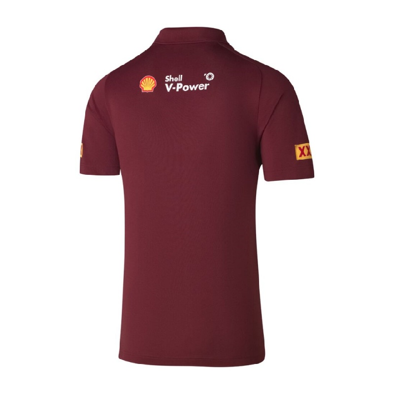 QLD Maroons 2025 Training Team Black Polo Shirt