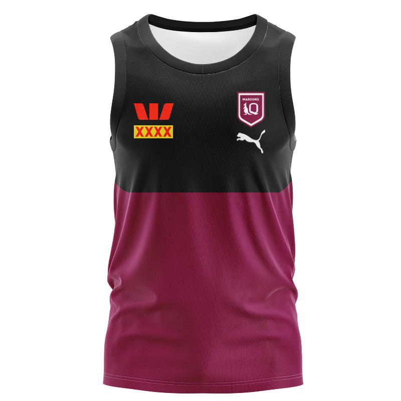 QLD Maroons 2025 Training Singlet