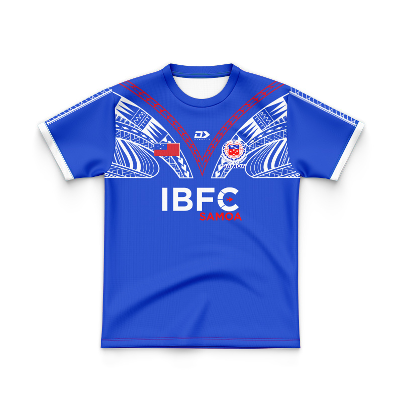 Kid's Toa Samoa Rugby League 2025 Home Jersey