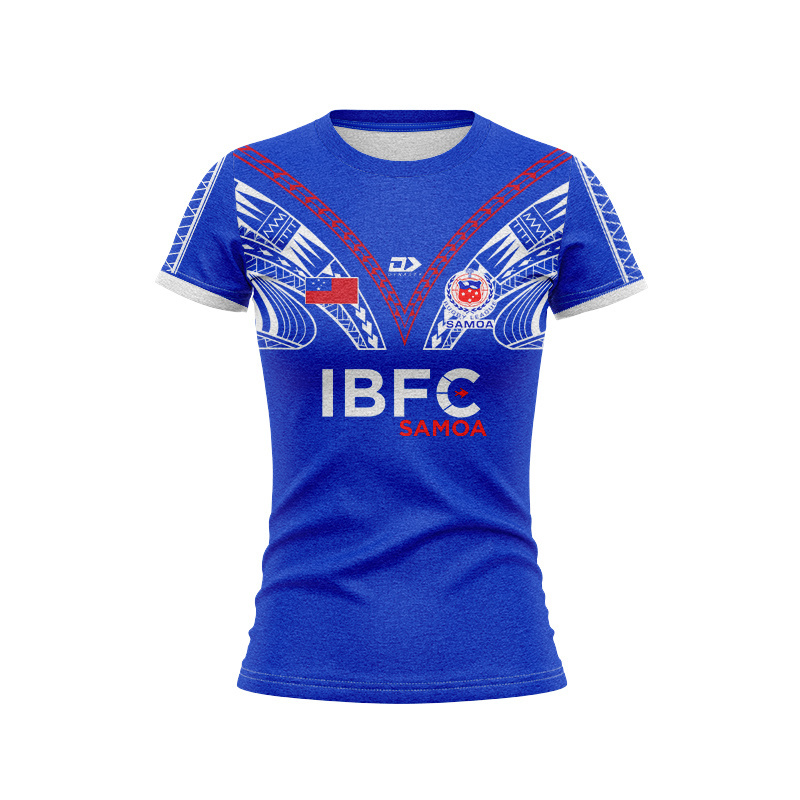 Women's Toa Samoa Rugby League 2025 Home Jersey