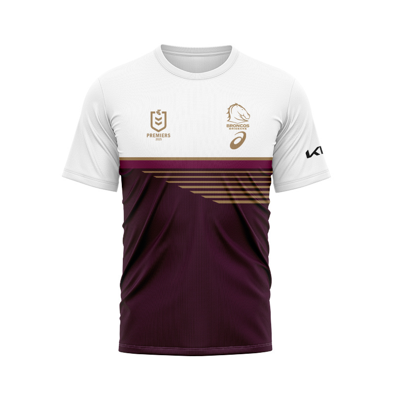 NRL Brisbane Broncos 2025 Premiers T-shirt