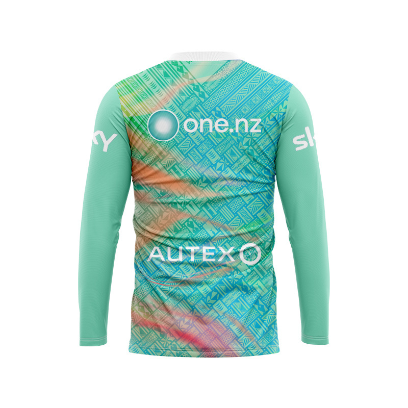 NRL New Zealand Warriors 2025 Dynasty Pasifika Long Sleeve Jersey