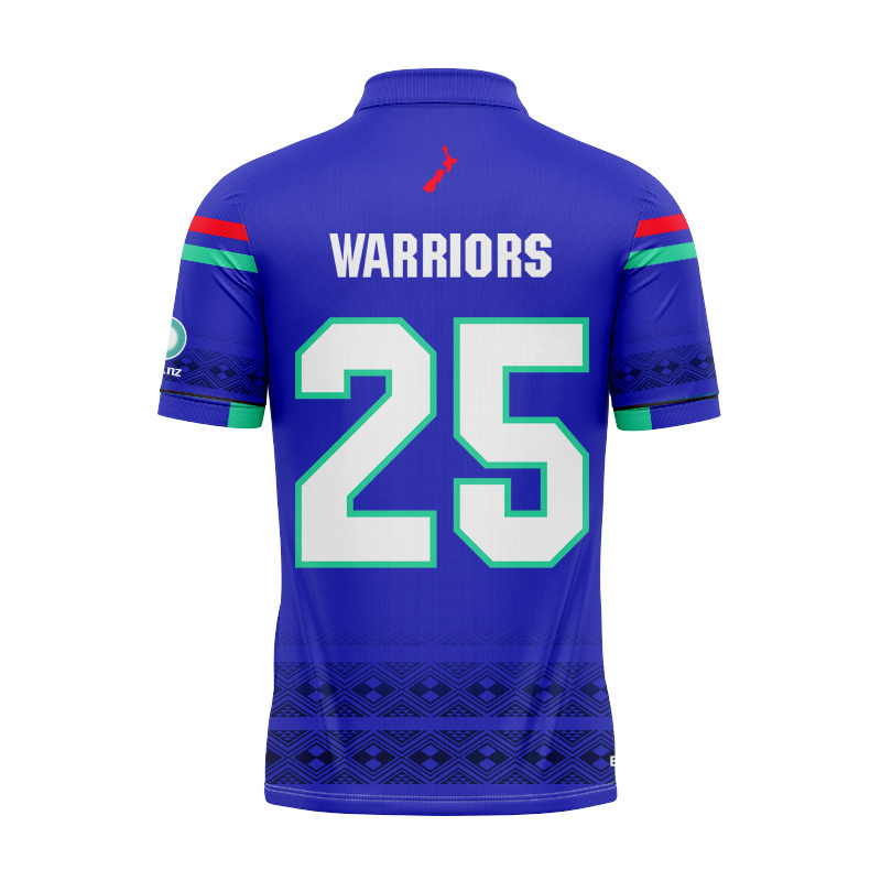 New Zealand Warriors 2025 Dynasty Las Vegas Polo Jersey