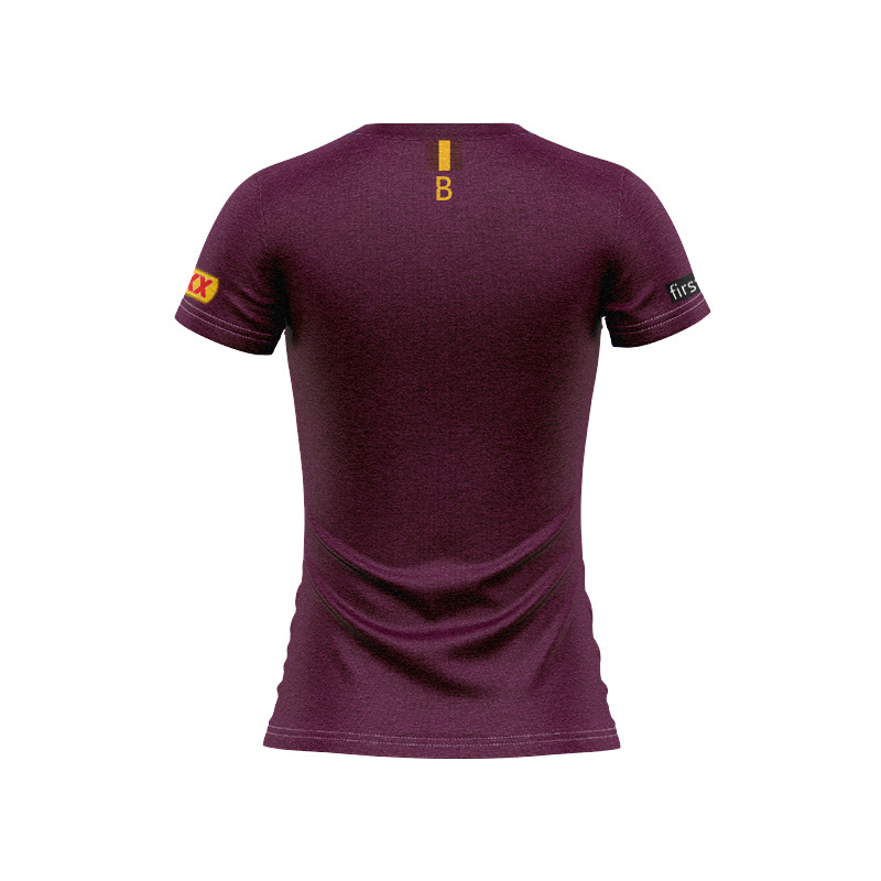 Women's NRL Brisbane Broncos 2025 Mulberry Media Jersey