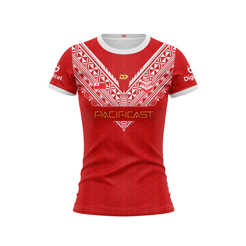 Women's Tonga Rugby League 2025 Home Jersey