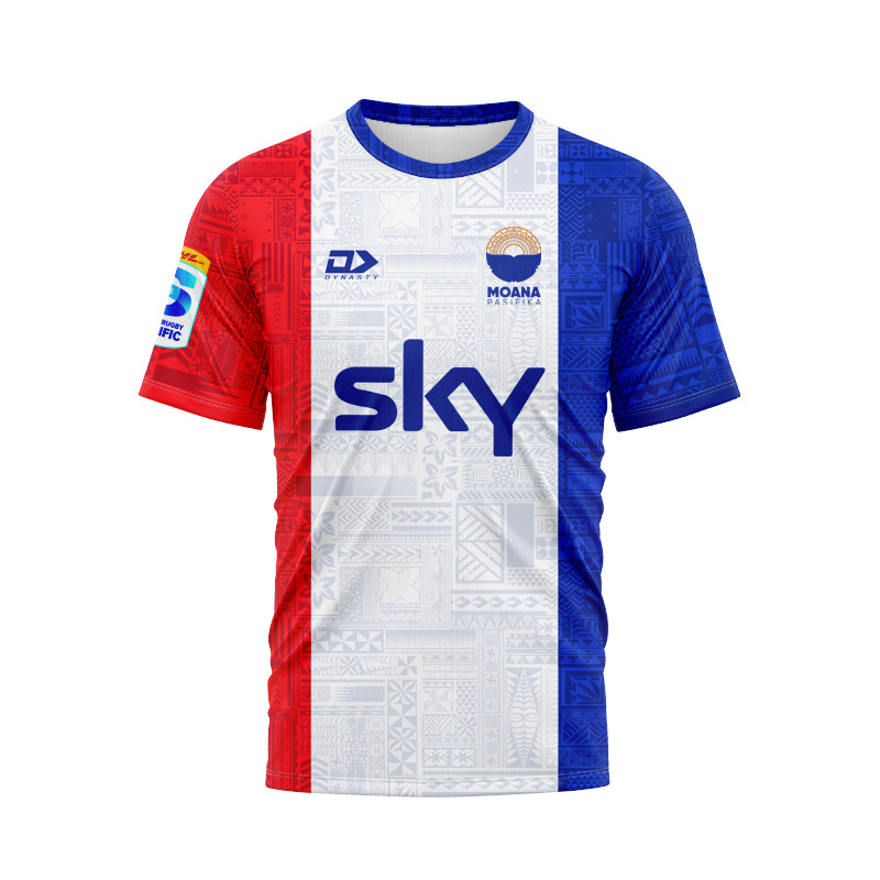 Moana Pasifika Super Rugby 2025 White Heritage T-shirt