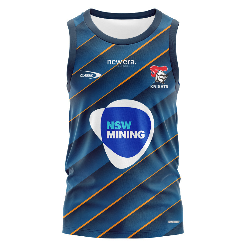 NRL Newcastle Knights 2025 Kinghts Mining Singlet