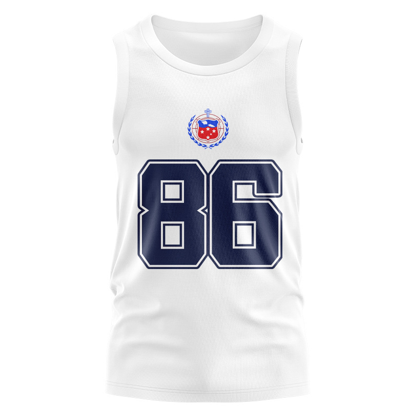 Toa Samoa Rugby League 2025 Oversized White Singlet