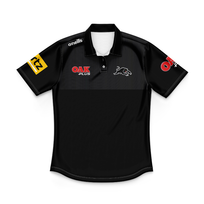 Kid's NRL Penrith Panthers 2021 Media Polo Jersey