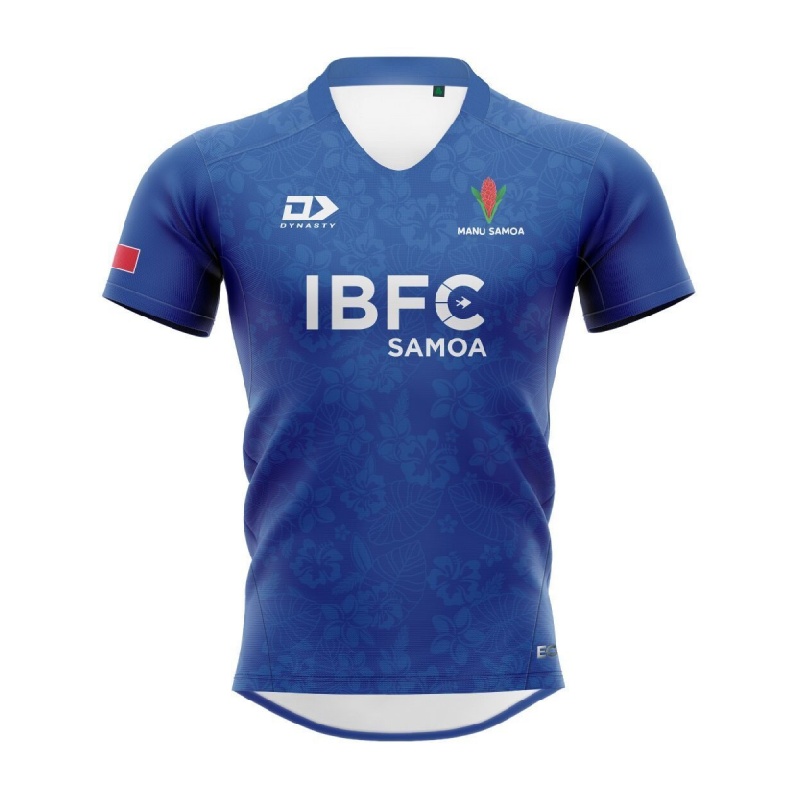 Manu Samoa 2025 Royal Home Jersey
