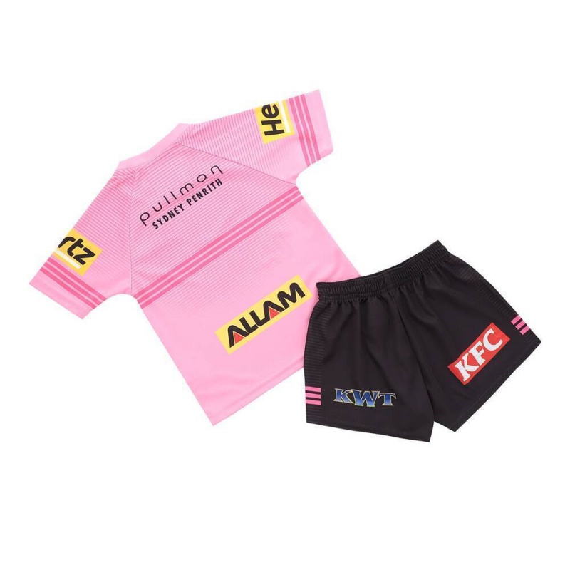 Kid's NRL Penrith Panthers 2026 Away Jersey+Shorts