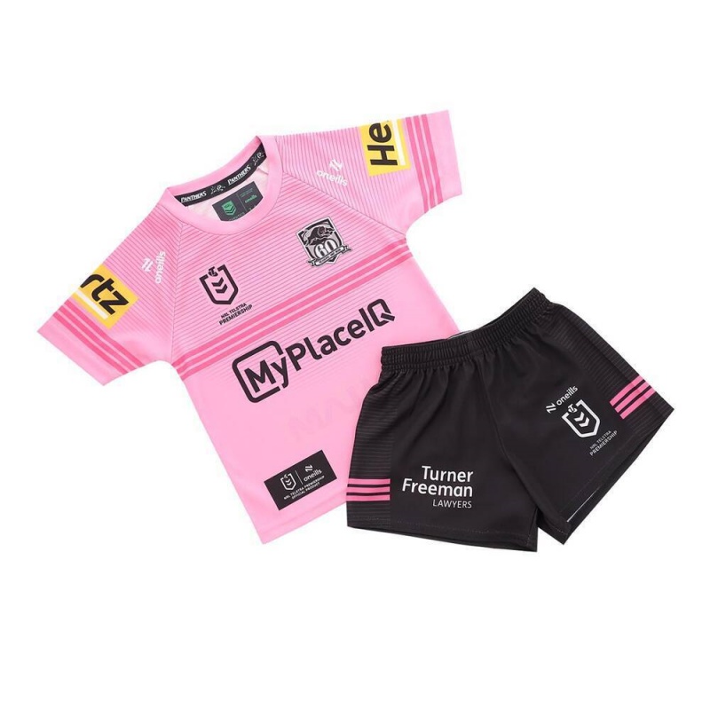 Kid's NRL Penrith Panthers 2026 Away Jersey+Shorts