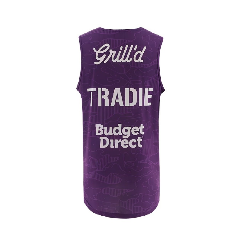 NRL Melbourne Storm 2026 Purple Training Singlet