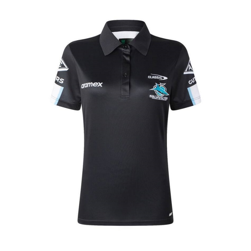 Women's NRL Cronulla-Sutherland Sharks 2026 Media Polo Shirt