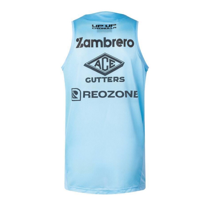 NRL Cronulla-Sutherland Sharks 2026 Sky Training Singlet