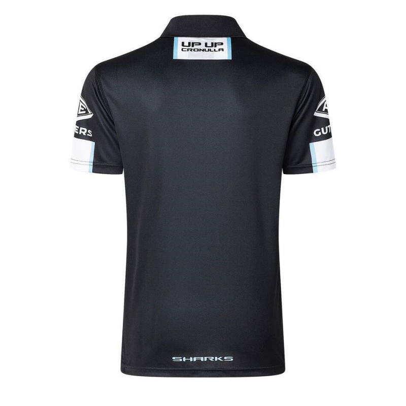 NRL Cronulla-Sutherland Sharks 2026 Media Polo Shirt