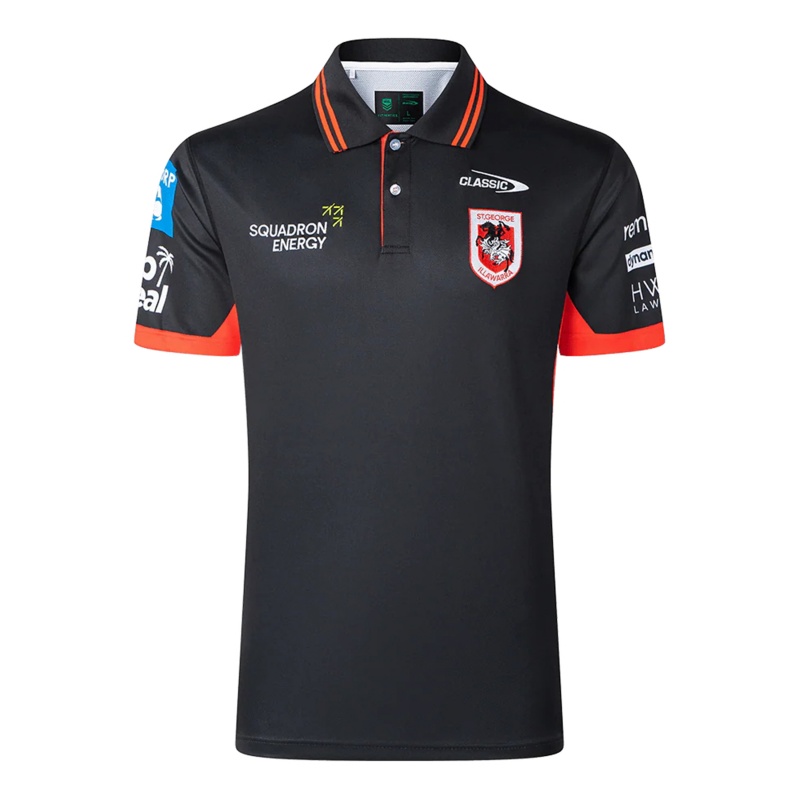 NRL St George Illawarra Dragons 2026 Team Polo Shirt