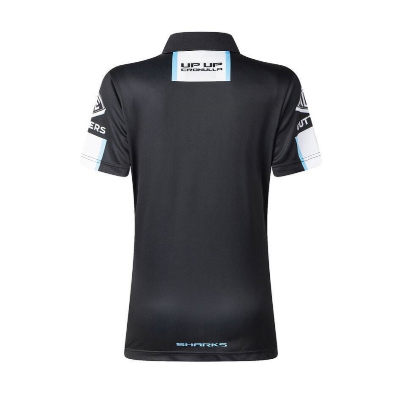 Women's NRL Cronulla-Sutherland Sharks 2026 Media Polo Shirt