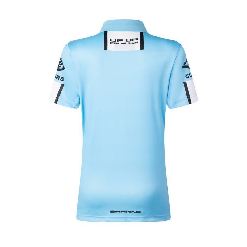 Women's NRL Cronulla-Sutherland Sharks 2026 Players Polo Shirt