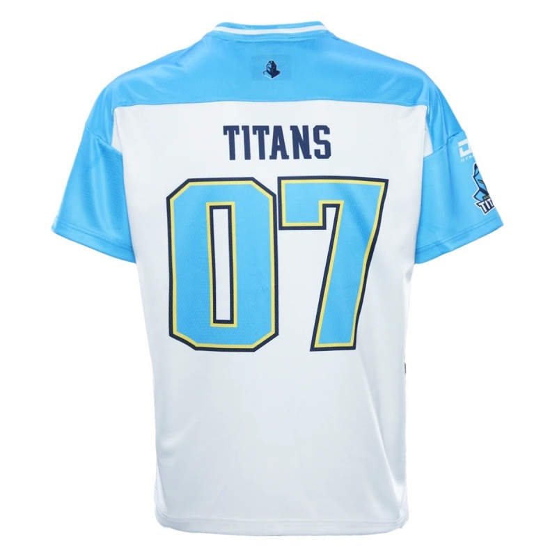 NRL Gold Coast Titans 2026 White Gridiron Jersey