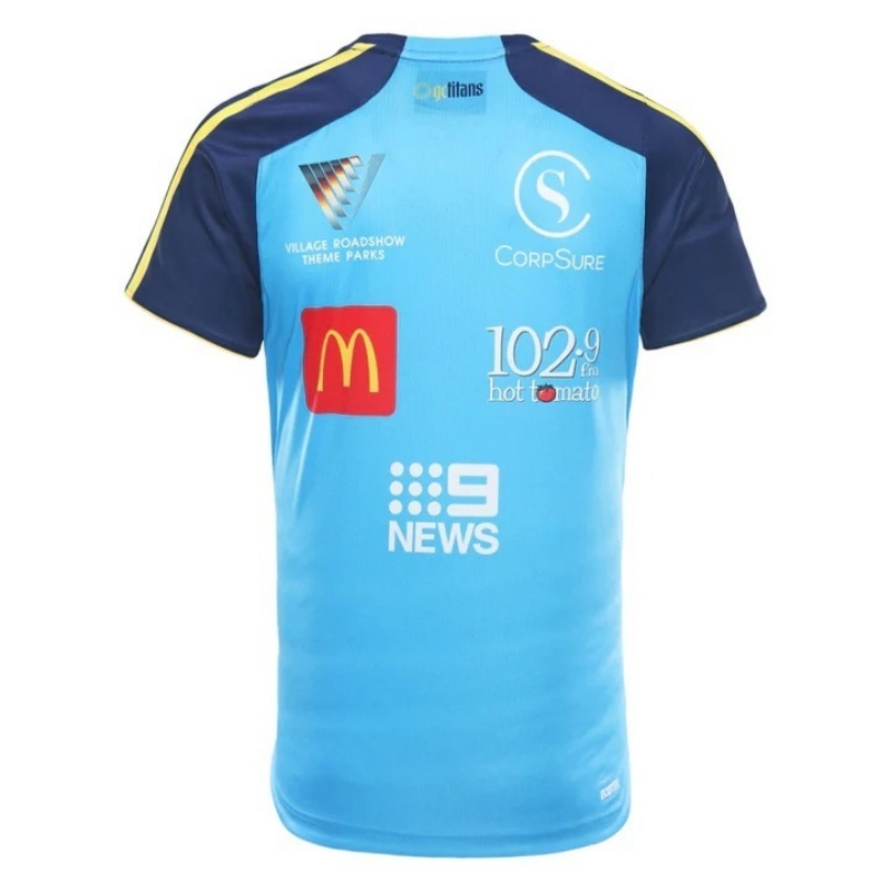 NRL Gold Coast Titans 2026 Cyan Coaches Jersey