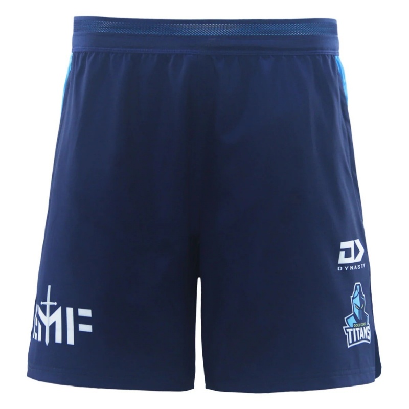 NRL Gold Coast Titans 2026 Navy Gym Short