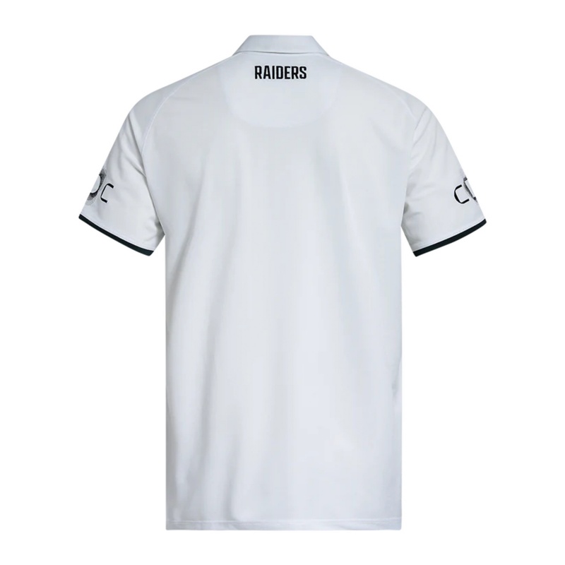 NRL Canberra Raiders 2026 White Polo Shirt