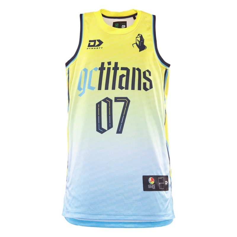 NRL Gold Coast Titans 2026 Basketball Singlet