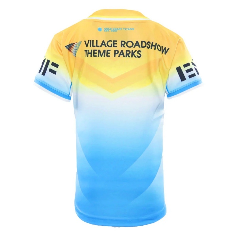 NRL Gold Coast Titans 2026 Gold Replica Away Jersey