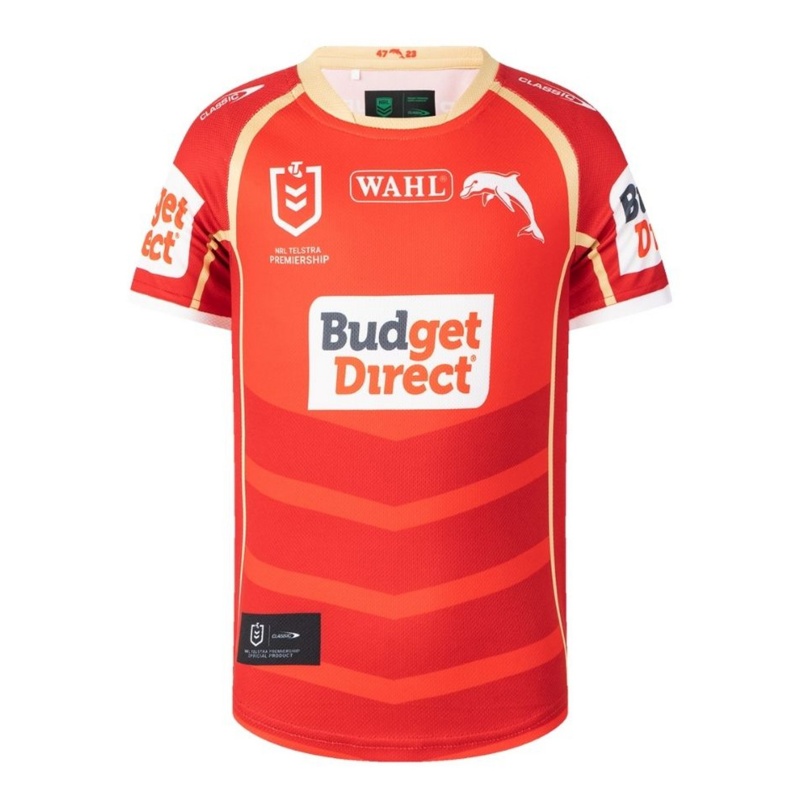 Kid's NRL Dolphins 2026 Home Jersey