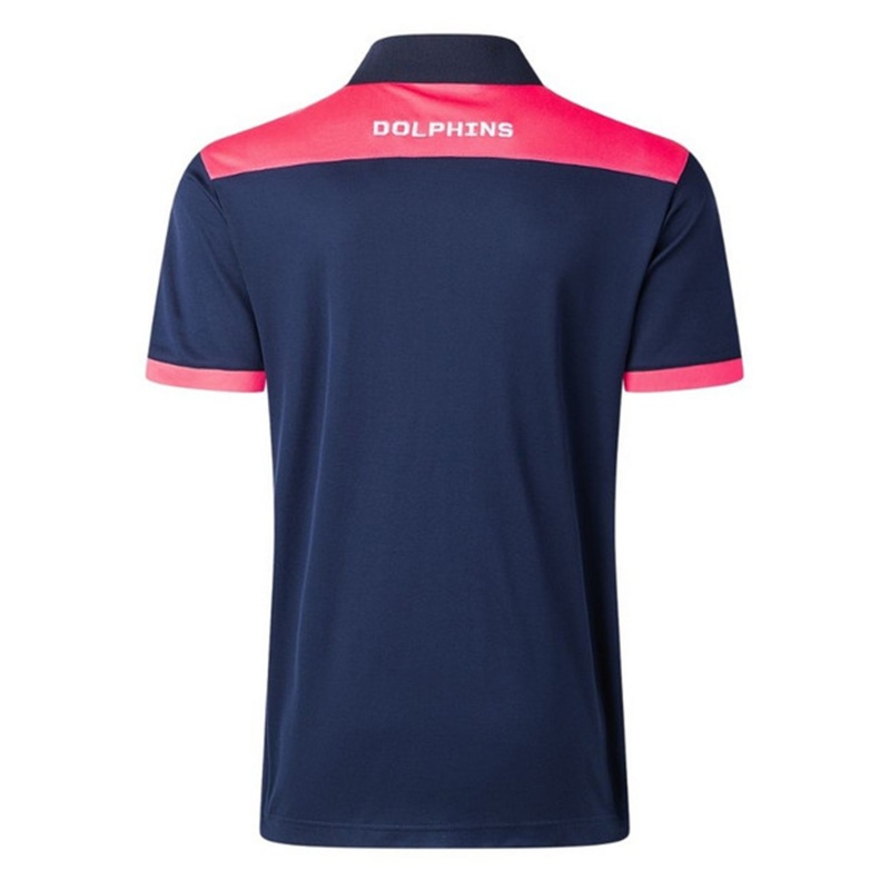 NRL Dolphins 2026 Media Polo Shirt
