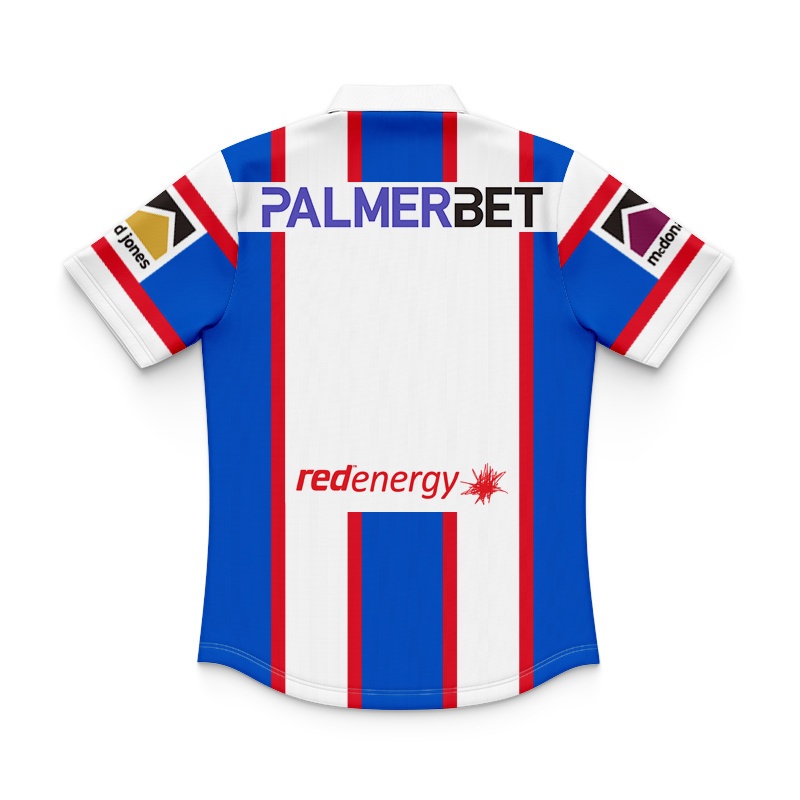Kid's NRL Newcastle Knights 2026 Away Polo Shirt