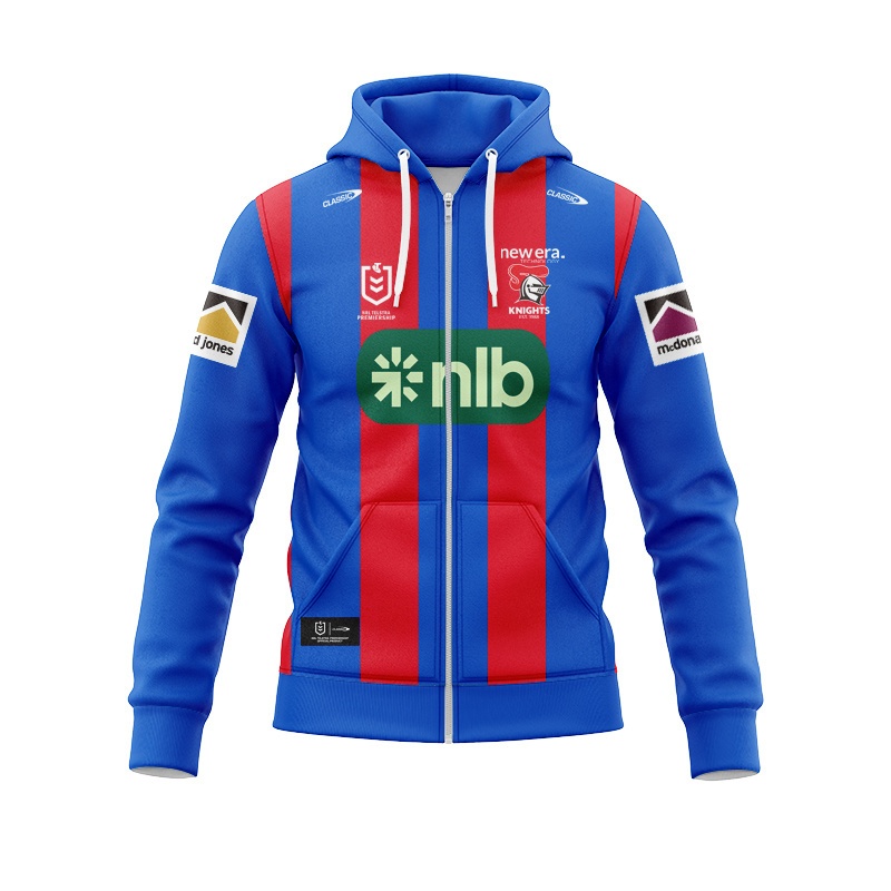 NRL Newcastle Knights 2026 Home Zipper Hoodie