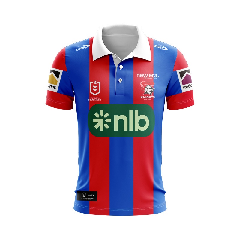 NRL Newcastle Knights 2026 Home Polo Shirt