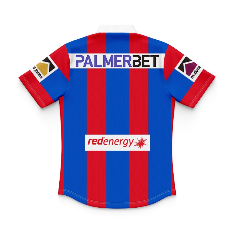 Kid's NRL Newcastle Knights 2026 Home Polo Shirt