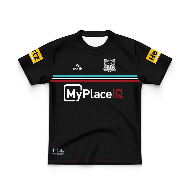 Kid's NRL Penrith Panthers 2026 Black Training Jersey