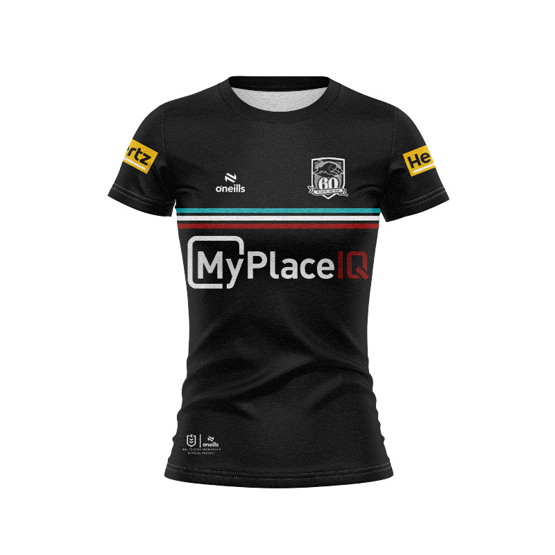 Women's NRL Penrith Panthers 2026 Black Training Jersey