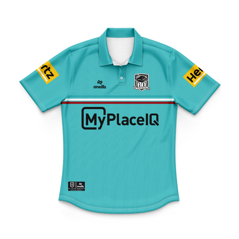 Kid's NRL Penrith Panthers 2026 Coaches Training Polo Jersey