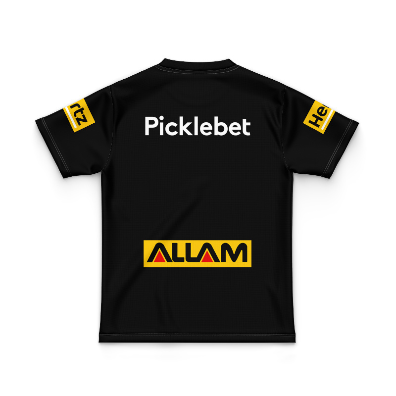 Kid's NRL Penrith Panthers 2026 Black Training Jersey