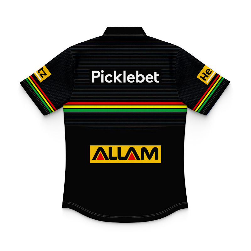 Kid's NRL Penrith Panthers 2026 Home Polo Jersey