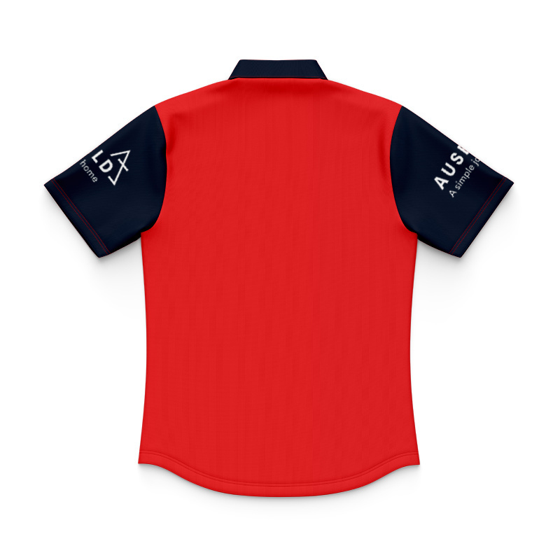 Kid's NRL Dolphins 2026 Red/Black Traning Polo Jersey