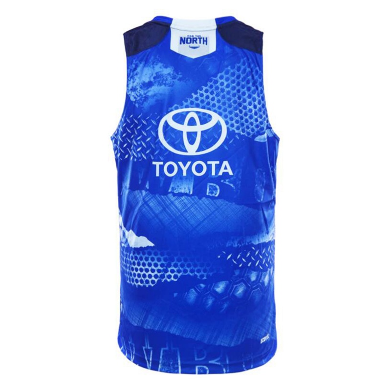 NRL North Queensland Cowboys 2026 Blue Training Singlet