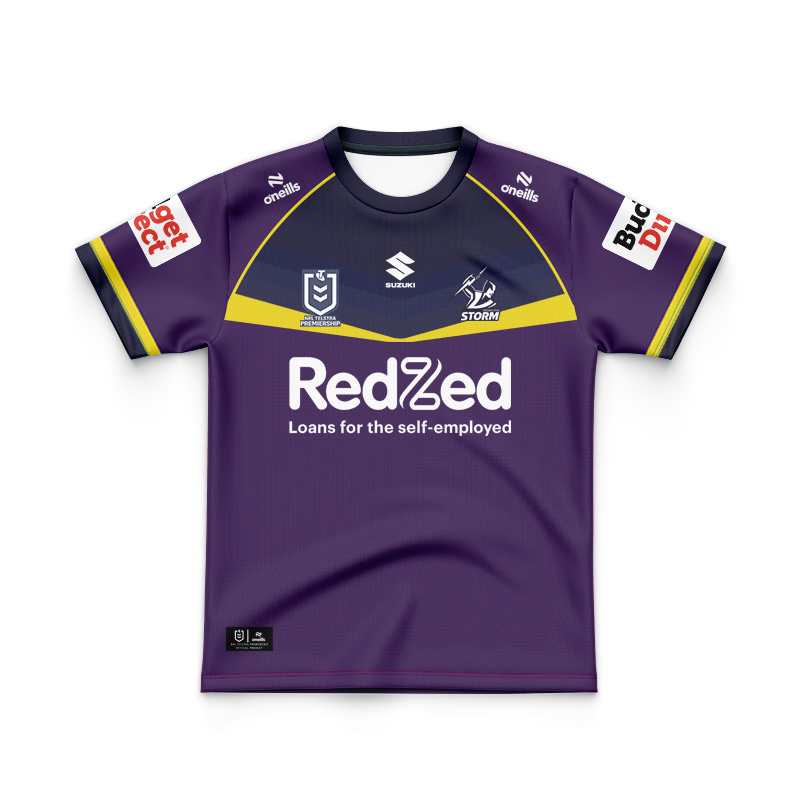 Kid's NRL Melbourne Storm 2026 Home Jersey