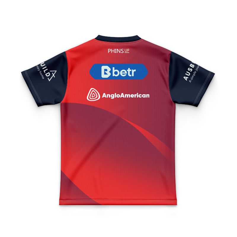 Kid's NRL Dolphins 2026 Red/Black Traning Jersey