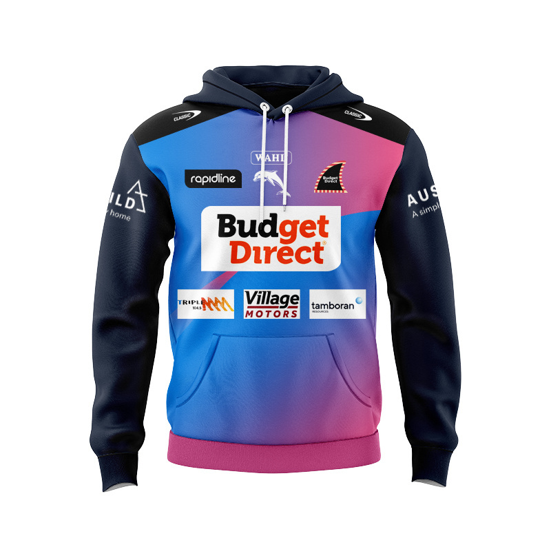 NRL Dolphins 2026 Multi Traning Sport Hoodie