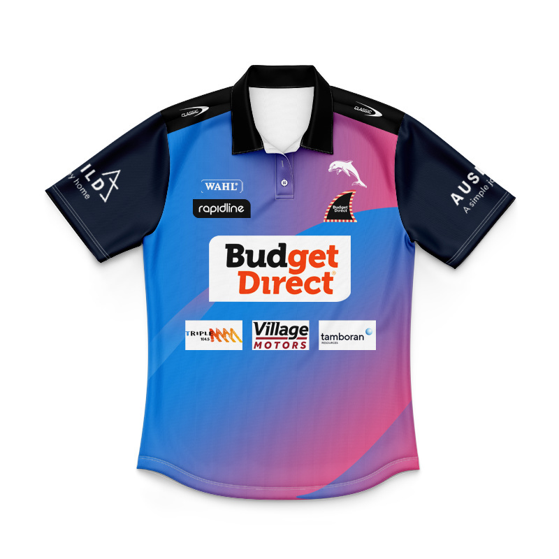 Kid's NRL Dolphins 2026 Multi Traning Polo Jersey