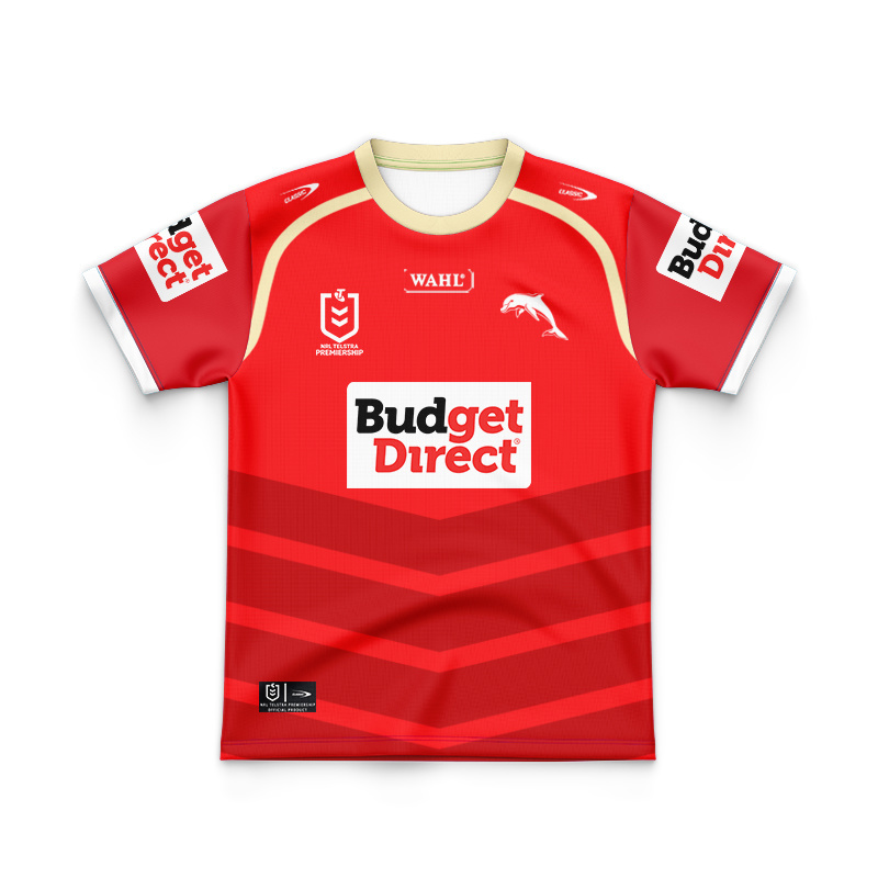 Kid's NRL Dolphins 2026 Home Jersey