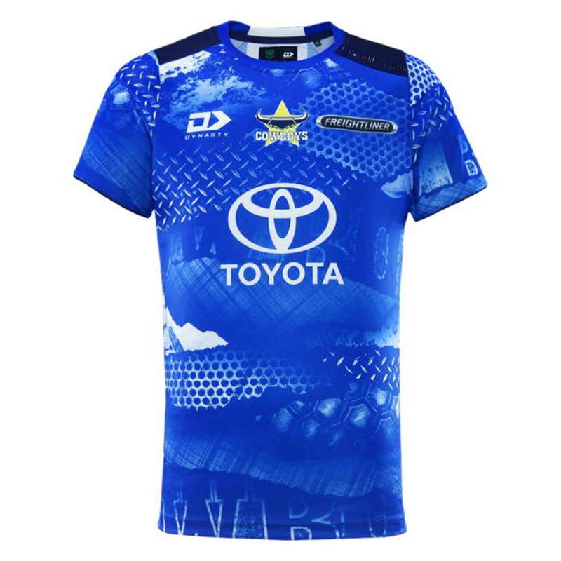 NRL North Queensland Cowboys 2026 Blue Training Jersey