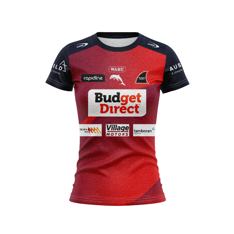 Women's NRL Dolphins 2026 Red/Black Traning Jersey